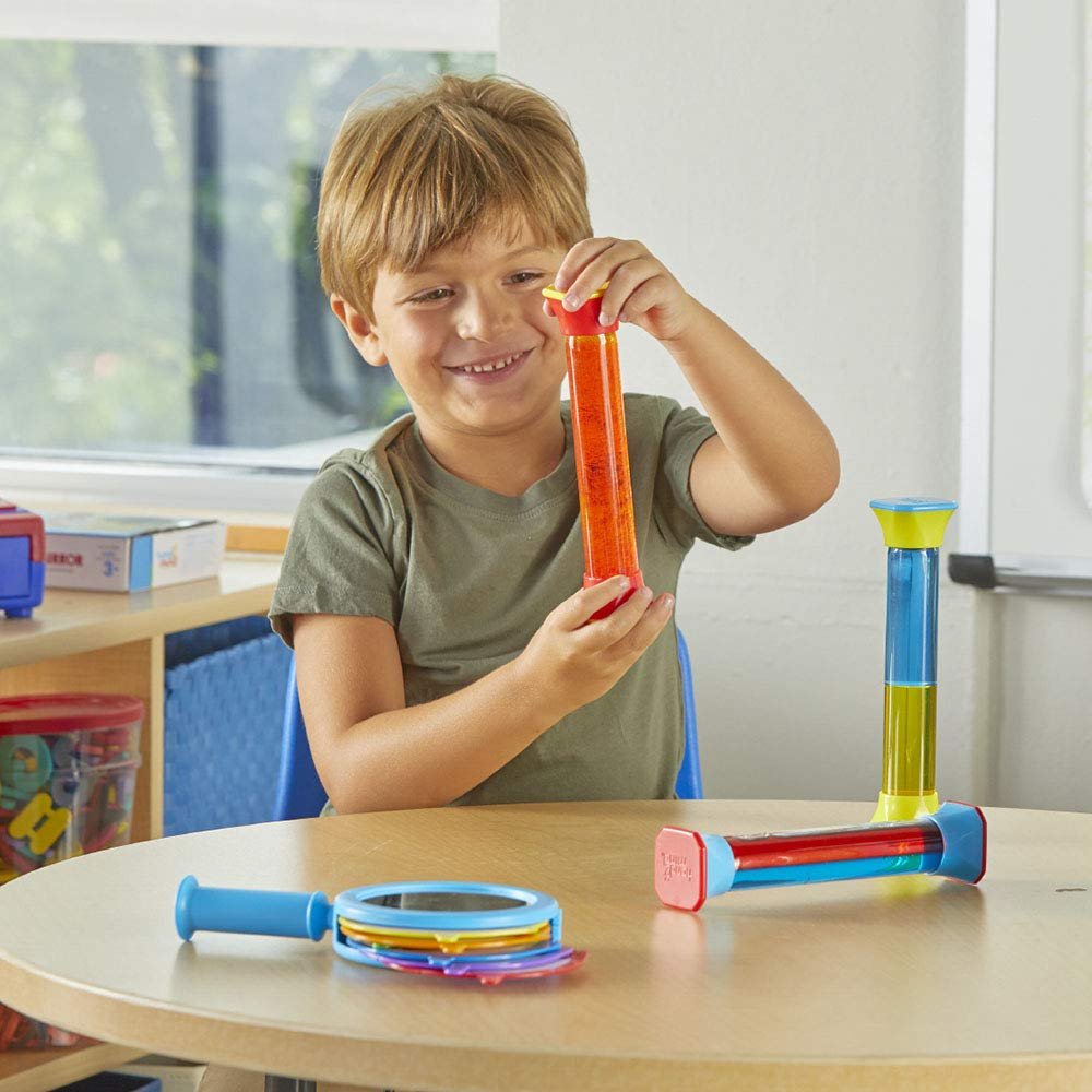 hand2mind ColorMix Sensory Fidget Tubes, Anxiety Relief Toy, Occupational Therapy Toys, Fidget Toys for Kids, Kids Sensory Toys for Sensory Play, Anxiety Relief Items for Kids (Set of 3) - Image 5