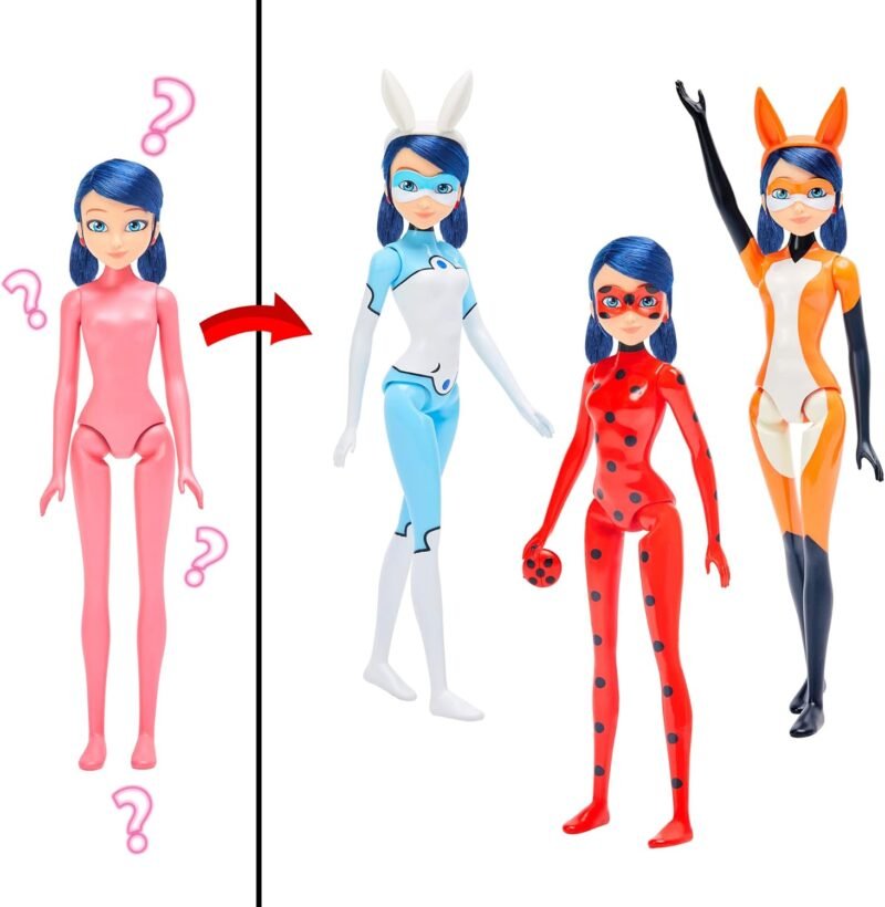 Miraculous Ladybug - Marinette Magic Heroez Reveal Colour Doll - Image 2