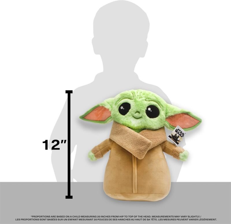 Discover the 12-Inch Grogu Soft Plush from Disney's The Mandalorian - Image 2