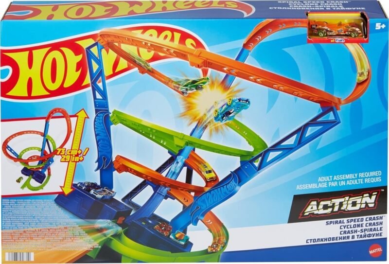 Hot Wheels Action - Spiral Speed Crash: A Thrilling Toy for Kids